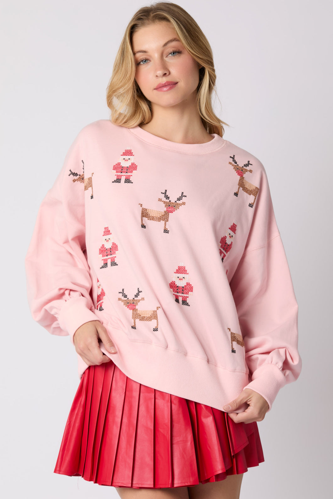 Santa & Reindeer Sweater